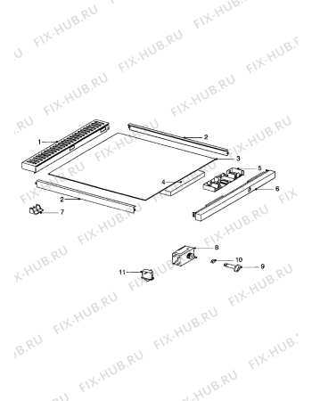 Взрыв-схема холодильника Acec RCOC1302 - Схема узла Refrigerator electrical equipment